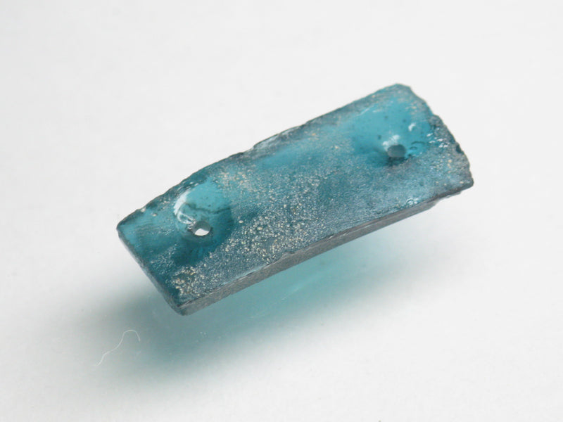 TOKO-BEADS RG103S-65 Rectangular Roman glass with 2 Holes 8mm RG103S-65 長方形ローマングラス２穴 8mmLoose Kazuri カズリビーズ Asian bead & African bead  Handmade,Lampeork,bead,asia,india,ethnic,parts,accessory,beads とんぼ玉,ビーズ,トンボ玉,アジア,インド,エスニック,手作り,パーツ,アクセサリー