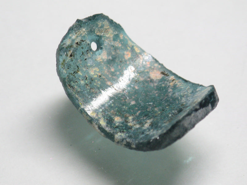 TOKO-BEADS RG104S-60 Oval Roman glass with 2 Holes 9mm RG104S-60 オーバルローマングラス２穴 9mm Asian bead & African bead  Handmade,Lampeork,bead,asia,india,ethnic,parts,accessory,beads とんぼ玉,ビーズ,トンボ玉,アジア,インド,エスニック,手作り,パーツ,アクセサリー
