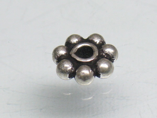 TOKO-BEADS SV236 Silver925 bead 6mm SV236 シルバービーズ 6mm Asian bead & African bead  Handmade,Lampeork,bead,asia,india,ethnic,parts,accessory,beads とんぼ玉,ビーズ,トンボ玉,アジア,インド,エスニック,手作り,パーツ,アクセサリー