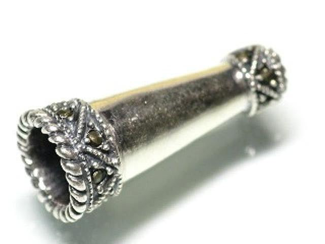 TOKO-BEADS SV324 Silver925 Corn 11mm SV324 シルバーコーン 11mm Asian bead & African bead  Handmade,Lampeork,bead,asia,india,ethnic,parts,accessory,beads とんぼ玉,ビーズ,トンボ玉,アジア,インド,エスニック,手作り,パーツ,アクセサリー