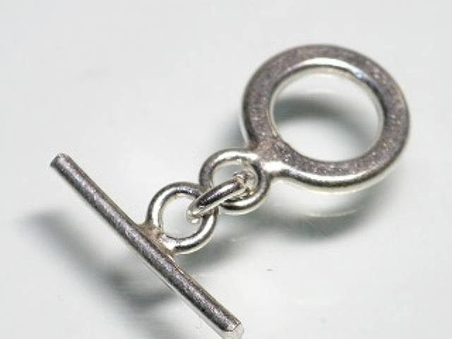 TOKO-BEADS SV332 Silver925 Toggle clasp 11.5mm SV332 シルバー925エンドパーツ 11.5mm Asian bead & African bead  Handmade,Lampeork,bead,asia,india,ethnic,parts,accessory,beads とんぼ玉,ビーズ,トンボ玉,アジア,インド,エスニック,手作り,パーツ,アクセサリー
