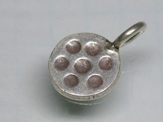 TOKO-BEADS SV401-13 Karen Silver Charm 14.5mm SV401-13 カレンシルバーチャーム 14.5mm Asian bead & African bead  Handmade,Lampeork,bead,asia,india,ethnic,parts,accessory,beads とんぼ玉,ビーズ,トンボ玉,アジア,インド,エスニック,手作り,パーツ,アクセサリー
