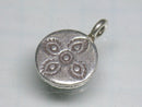 TOKO-BEADS SV401-15 Karen Silver Charm 14.5mm SV401-15 カレンシルバーチャーム 14.5mm Asian bead & African bead  Handmade,Lampeork,bead,asia,india,ethnic,parts,accessory,beads とんぼ玉,ビーズ,トンボ玉,アジア,インド,エスニック,手作り,パーツ,アクセサリー