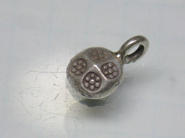 TOKO-BEADS SV401-69 Karen Silver Charm 12mm SV401-69 カレンシルバーチャーム 12mm Asian bead & African bead  Handmade,Lampeork,bead,asia,india,ethnic,parts,accessory,beads とんぼ玉,ビーズ,トンボ玉,アジア,インド,エスニック,手作り,パーツ,アクセサリー