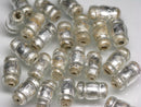 TOKO-BEADS | TOKO-BEADS |T150-04S シルバーサンドイッチ玉 7.5~8.5mm | TOKO-BEADS |T150-04S Silver Sandwich bead 7.5~8.5mm Asian bead & African bead  Handmade,Lampeork,bead,asia,india,ethnic,parts,accessory,beads とんぼ玉,ビーズ,トンボ玉,アジア,インド,エスニック,手作り,パーツ,アクセサリー