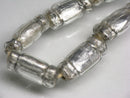 TOKO-BEADS | TOKO-BEADS |T150-05N シルバーサンドイッチ玉（連） 8~9mm | TOKO-BEADS |T150-05N Silver Sandwich bead(strand)  8~9mm Asian bead & African bead  Handmade,Lampeork,bead,asia,india,ethnic,parts,accessory,beads とんぼ玉,ビーズ,トンボ玉,アジア,インド,エスニック,手作り,パーツ,アクセサリー