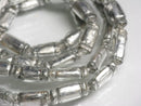 TOKO-BEADS T150-08N Silver Sandwich bead(strand)  8~9mm T150-08N シルバーサンドイッチ玉（連） 8~9mm Asian bead & African bead  Handmade,Lampeork,bead,asia,india,ethnic,parts,accessory,beads とんぼ玉,ビーズ,トンボ玉,アジア,インド,エスニック,手作り,パーツ,アクセサリー