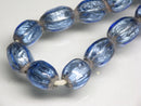 TOKO-BEADS | TOKO-BEADS |T150-21N シルバーサンドイッチ玉（連） 6~7mm | TOKO-BEADS |T150-21N Silver Sandwich bead(strand)  6~7mm Asian bead & African bead  Handmade,Lampeork,bead,asia,india,ethnic,parts,accessory,beads とんぼ玉,ビーズ,トンボ玉,アジア,インド,エスニック,手作り,パーツ,アクセサリー