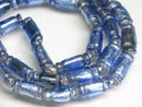 TOKO-BEADS | TOKO-BEADS |T150-23N シルバーサンドイッチ玉（連） 6~9mm | TOKO-BEADS |T150-23N Silver Sandwich bead(strand)  6~9mm Asian bead & African bead  Handmade,Lampeork,bead,asia,india,ethnic,parts,accessory,beads とんぼ玉,ビーズ,トンボ玉,アジア,インド,エスニック,手作り,パーツ,アクセサリー