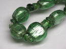 TOKO-BEADS | TOKO-BEADS |T150-47N シルバーサンドイッチ玉（連） 13~14mm | TOKO-BEADS |T150-47N Silver Sandwich bead(strand)  13~14mm Asian bead & African bead  Handmade,Lampeork,bead,asia,india,ethnic,parts,accessory,beads とんぼ玉,ビーズ,トンボ玉,アジア,インド,エスニック,手作り,パーツ,アクセサリー