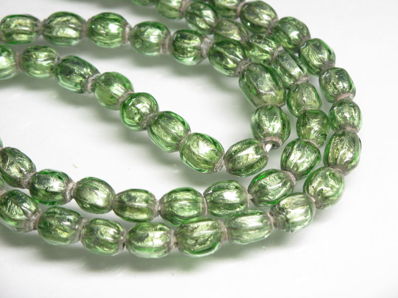 TOKO-BEADS T150-41N Silver Sandwich bead(strand)  6.5~8.5mm T150-41N シルバーサンドイッチ玉（連） 6.5~8.5mm Asian bead & African bead  Handmade,Lampeork,bead,asia,india,ethnic,parts,accessory,beads とんぼ玉,ビーズ,トンボ玉,アジア,インド,エスニック,手作り,パーツ,アクセサリー