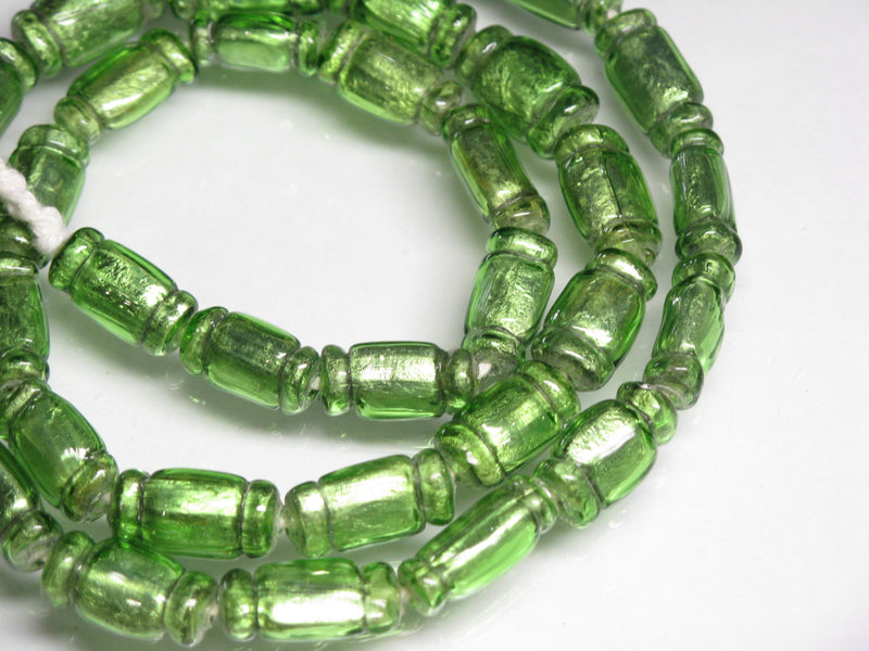TOKO-BEADS T150-45N Silver Sandwich bead(strand)  7.5~9mm T150-45N シルバーサンドイッチ玉（連） 7.5~9mm Asian bead & African bead  Handmade,Lampeork,bead,asia,india,ethnic,parts,accessory,beads とんぼ玉,ビーズ,トンボ玉,アジア,インド,エスニック,手作り,パーツ,アクセサリー