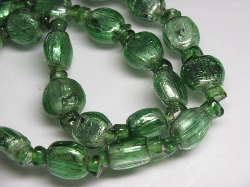 TOKO-BEADS T150-47N Silver Sandwich bead(strand)  13~14mm T150-47N シルバーサンドイッチ玉（連） 13~14mm Asian bead & African bead  Handmade,Lampeork,bead,asia,india,ethnic,parts,accessory,beads とんぼ玉,ビーズ,トンボ玉,アジア,インド,エスニック,手作り,パーツ,アクセサリー