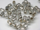 TOKO-BEADS T150-01S Silver Sandwich bead 5~6mm T150-01S シルバーサンドイッチ玉 5~6mm Asian bead & African bead  Handmade,Lampeork,bead,asia,india,ethnic,parts,accessory,beads とんぼ玉,ビーズ,トンボ玉,アジア,インド,エスニック,手作り,パーツ,アクセサリー
