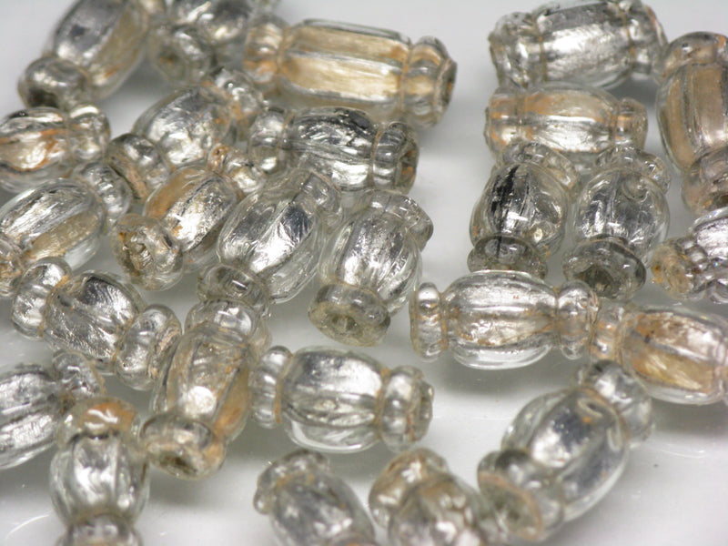TOKO-BEADS T150-03S Silver Sandwich bead 6~7mm T150-03S シルバーサンドイッチ玉 6~7mm Asian bead & African bead  Handmade,Lampeork,bead,asia,india,ethnic,parts,accessory,beads とんぼ玉,ビーズ,トンボ玉,アジア,インド,エスニック,手作り,パーツ,アクセサリー