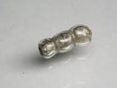 TOKO-BEADS T150-14S Silver Sandwich bead 5.5mm T150-14S シルバーサンドイッチ玉 5.5mm Asian bead & African bead  Handmade,Lampeork,bead,asia,india,ethnic,parts,accessory,beads とんぼ玉,ビーズ,トンボ玉,アジア,インド,エスニック,手作り,パーツ,アクセサリー