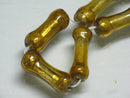 TOKO-BEADS | TOKO-BEADS |T151-05N ゴールドサンドイッチ玉（連） 7.5~8mm | TOKO-BEADS |T151-05N Gold Sandwich bead(strand)  7.5~8mm Asian bead & African bead  Handmade,Lampeork,bead,asia,india,ethnic,parts,accessory,beads とんぼ玉,ビーズ,トンボ玉,アジア,インド,エスニック,手作り,パーツ,アクセサリー