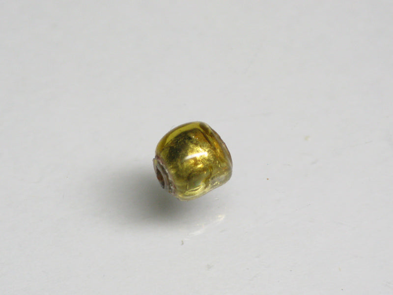 TOKO-BEADS T151-15 Gold Sandwich bead 5.5mm T151-15 ゴールドサンドイッチ玉 5.5mm Asian bead & African bead  Handmade,Lampeork,bead,asia,india,ethnic,parts,accessory,beads とんぼ玉,ビーズ,トンボ玉,アジア,インド,エスニック,手作り,パーツ,アクセサリー