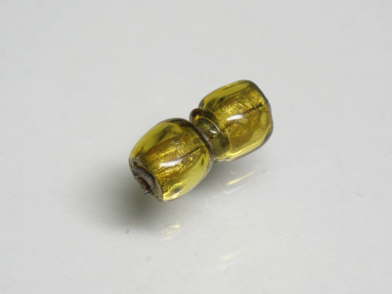 TOKO-BEADS T151-17 Gold Sandwich bead 6~6.5mm T151-17 ゴールドサンドイッチ玉 6~6.5mm Asian bead & African bead  Handmade,Lampeork,bead,asia,india,ethnic,parts,accessory,beads とんぼ玉,ビーズ,トンボ玉,アジア,インド,エスニック,手作り,パーツ,アクセサリー