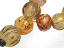 TOKO-BEADS | TOKO-BEADS |T580-32 アフガンアンティークエッチドアゲイト（連） 5~8mm | TOKO-BEADS |T580-32 Afgan Antique Agate (strand) 5~8mm Asian bead & African bead  Handmade,Lampeork,bead,asia,india,ethnic,parts,accessory,beads とんぼ玉,ビーズ,トンボ玉,アジア,インド,エスニック,手作り,パーツ,アクセサリー