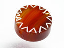 TOKO-BEADS | TOKO-BEADS |T580-49 アフガンエッチドアゲイト 17mm | TOKO-BEADS |T580-49 Afgan Antique Agate 17mm Asian bead & African bead  Handmade,Lampeork,bead,asia,india,ethnic,parts,accessory,beads とんぼ玉,ビーズ,トンボ玉,アジア,インド,エスニック,手作り,パーツ,アクセサリー