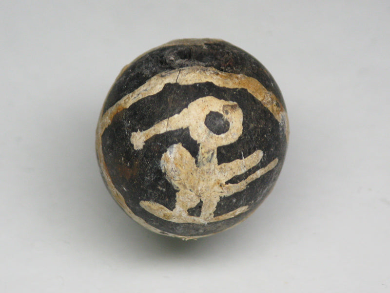 TOKO-BEADS T589-12 Manik Burung(black) 17mm T589-12 マニックブルン（鳥玉/ブラック） 17mm Asian bead & African bead  Handmade,Lampeork,bead,asia,india,ethnic,parts,accessory,beads とんぼ玉,ビーズ,トンボ玉,アジア,インド,エスニック,手作り,パーツ,アクセサリー