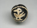 TOKO-BEADS T589-13 Manik Burung(black) 16mm T589-13 マニックブルン（鳥玉/ブラック） 16mm Asian bead & African bead  Handmade,Lampeork,bead,asia,india,ethnic,parts,accessory,beads とんぼ玉,ビーズ,トンボ玉,アジア,インド,エスニック,手作り,パーツ,アクセサリー