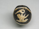 TOKO-BEADS T589-23 Manik Burung(black) 16mm T589-23 マニックブルン（鳥玉/ブラック） 16mm Asian bead & African bead  Handmade,Lampeork,bead,asia,india,ethnic,parts,accessory,beads とんぼ玉,ビーズ,トンボ玉,アジア,インド,エスニック,手作り,パーツ,アクセサリー