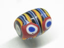 TOKO-BEADS | TOKO-BEADS |T603-29 ジャワ希少とんぼ玉 14mm | TOKO-BEADS |T603-29 Lampwork glass bead 14mm Asian bead & African bead  Handmade,Lampeork,bead,asia,india,ethnic,parts,accessory,beads とんぼ玉,ビーズ,トンボ玉,アジア,インド,エスニック,手作り,パーツ,アクセサリー
