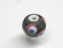 TOKO-BEADS | TOKO-BEADS |T603-56 ジャワ希少とんぼ玉 12mm | TOKO-BEADS |T603-56 Lampwork glass bead 12mm Asian bead & African bead  Handmade,Lampeork,bead,asia,india,ethnic,parts,accessory,beads とんぼ玉,ビーズ,トンボ玉,アジア,インド,エスニック,手作り,パーツ,アクセサリー