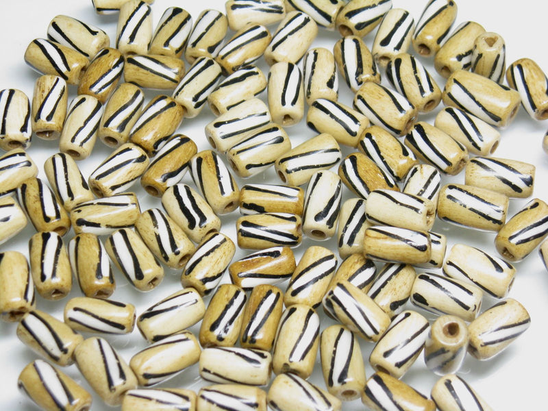 TOKO-BEADS XCB065-03P Discount Batik Bone bead (80g 100pcs) 6mm XCB065-03P わけありバティックボーンビーズ（80g約100個パック） 6mm Asian bead & African bead  Handmade,Lampeork,bead,asia,india,ethnic,parts,accessory,beads とんぼ玉,ビーズ,トンボ玉,アジア,インド,エスニック,手作り,パーツ,アクセサリー