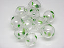 TOKO-BEADS XHG001-02P Discount  Hollow glass bead (10pcs) 11.5~13.5mm XHG001-02P わけありシャボン玉ビーズ（10個パック） 11.5~13.5mm Asian bead & African bead  Handmade,Lampeork,bead,asia,india,ethnic,parts,accessory,beads とんぼ玉,ビーズ,トンボ玉,アジア,インド,エスニック,手作り,パーツ,アクセサリー