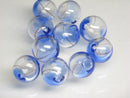 TOKO-BEADS XHG001-10P Discount  Hollow glass bead (10pcs) 11.5~13.5mm XHG001-10P わけありシャボン玉ビーズ（10個パック） 11.5~13.5mm Asian bead & African bead  Handmade,Lampeork,bead,asia,india,ethnic,parts,accessory,beads とんぼ玉,ビーズ,トンボ玉,アジア,インド,エスニック,手作り,パーツ,アクセサリー