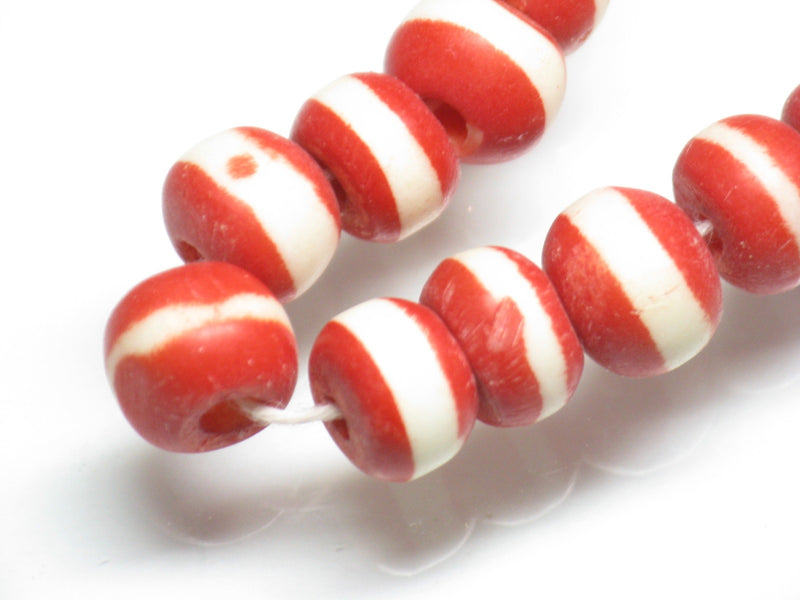 TOKO-BEADS AB182-39N Bone bead (strand) 6.5~9mm AB182-39N ボーンビーズ（連） 6.5~9mm Asian bead & African bead  Handmade,Lampeork,bead,asia,india,ethnic,parts,accessory,beads とんぼ玉,ビーズ,トンボ玉,アジア,インド,エスニック,手作り,パーツ,アクセサリー