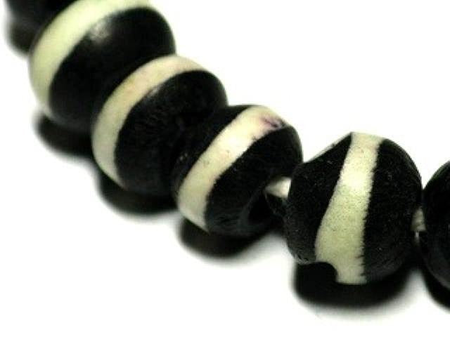 TOKO-BEADS AB183-36N Bone bead (strand) 7~12mm AB183-36N ボーンビーズ（連） 7~12mm Asian bead & African bead  Handmade,Lampeork,bead,asia,india,ethnic,parts,accessory,beads とんぼ玉,ビーズ,トンボ玉,アジア,インド,エスニック,手作り,パーツ,アクセサリー