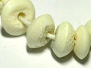 TOKO-BEADS AB183-47N Bone bead (strand) 8~10mm AB183-47N ボーンビーズ（連） 8~10mm Asian bead & African bead  Handmade,Lampeork,bead,asia,india,ethnic,parts,accessory,beads とんぼ玉,ビーズ,トンボ玉,アジア,インド,エスニック,手作り,パーツ,アクセサリー
