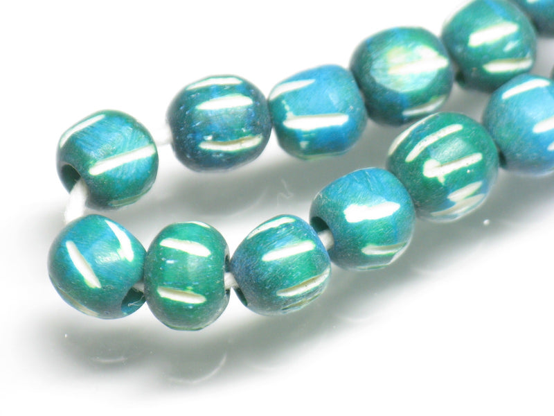 TOKO-BEADS AB183N-56 Bone bead (strand) 7mm AB183N-56 ボーンビーズ（連） 7mm Asian bead & African bead  Handmade,Lampeork,bead,asia,india,ethnic,parts,accessory,beads とんぼ玉,ビーズ,トンボ玉,アジア,インド,エスニック,手作り,パーツ,アクセサリー