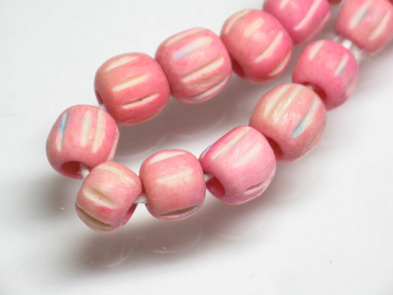 TOKO-BEADS AB183N-59 Bone bead (strand) 5.5~8mm AB183N-59 ボーンビーズ（連） 5.5~8mm Asian bead & African bead  Handmade,Lampeork,bead,asia,india,ethnic,parts,accessory,beads とんぼ玉,ビーズ,トンボ玉,アジア,インド,エスニック,手作り,パーツ,アクセサリー