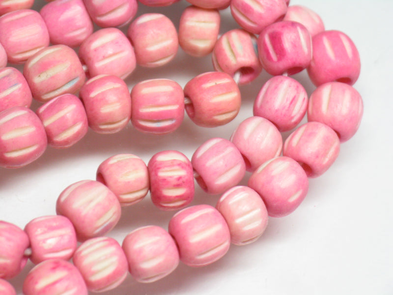 TOKO-BEADS AB183N-59 Bone bead (strand) 5.5~8mm AB183N-59 ボーンビーズ（連） 5.5~8mm Asian bead & African bead  Handmade,Lampeork,bead,asia,india,ethnic,parts,accessory,beads とんぼ玉,ビーズ,トンボ玉,アジア,インド,エスニック,手作り,パーツ,アクセサリー