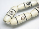 TOKO-BEADS AB184-12N Bone bead (strand) 5~8mm AB184-12N ボーンビーズ（連） 5~8mm Asian bead & African bead  Handmade,Lampeork,bead,asia,india,ethnic,parts,accessory,beads とんぼ玉,ビーズ,トンボ玉,アジア,インド,エスニック,手作り,パーツ,アクセサリー
