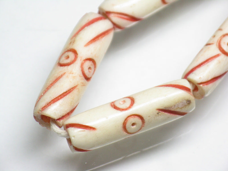 TOKO-BEADS AB184-18N Bone bead (strand) 5.5~6.5mm AB184-18N ボーンビーズ（連） 5.5~6.5mm Asian bead & African bead  Handmade,Lampeork,bead,asia,india,ethnic,parts,accessory,beads とんぼ玉,ビーズ,トンボ玉,アジア,インド,エスニック,手作り,パーツ,アクセサリー