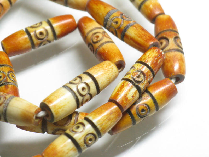 TOKO-BEADS AB184-39N Bone bead (strand) 5~6.5mm AB184-39N ボーンビーズ（連） 5~6.5mm Asian bead & African bead  Handmade,Lampeork,bead,asia,india,ethnic,parts,accessory,beads とんぼ玉,ビーズ,トンボ玉,アジア,インド,エスニック,手作り,パーツ,アクセサリー