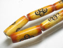TOKO-BEADS AB184-40N Bone bead (strand) 6.5~7.5mm AB184-40N ボーンビーズ（連） 6.5~7.5mm Asian bead & African bead  Handmade,Lampeork,bead,asia,india,ethnic,parts,accessory,beads とんぼ玉,ビーズ,トンボ玉,アジア,インド,エスニック,手作り,パーツ,アクセサリー