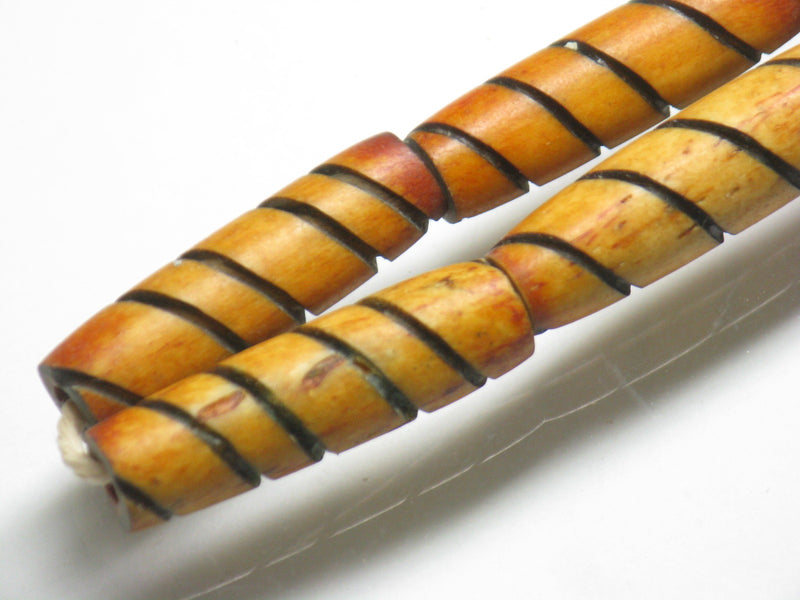 TOKO-BEADS AB184-42N Bone bead (strand) 5.5~8mm AB184-42N ボーンビーズ（連） 5.5~8mm Asian bead & African bead  Handmade,Lampeork,bead,asia,india,ethnic,parts,accessory,beads とんぼ玉,ビーズ,トンボ玉,アジア,インド,エスニック,手作り,パーツ,アクセサリー