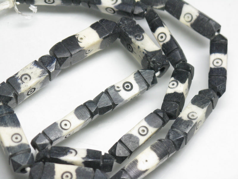 | TOKO-BEADS |AB184N-72 ボーンビーズ（連） 5.5~6.5mmとんぼ玉,ビーズ,トンボ玉,アジア,インド,エスニック,手作り,パーツ,アクセサリー