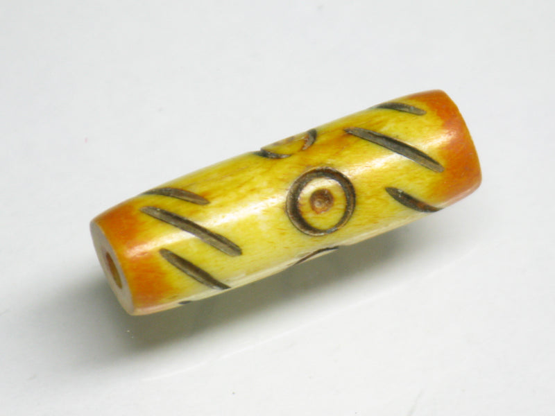 TOKO-BEADS AB184-29S Bone bead 7mm AB184-29S ボーンビーズ 7mm Asian bead & African bead  Handmade,Lampeork,bead,asia,india,ethnic,parts,accessory,beads とんぼ玉,ビーズ,トンボ玉,アジア,インド,エスニック,手作り,パーツ,アクセサリー