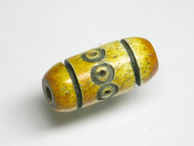 TOKO-BEADS AB184-34S Bone bead 9mm AB184-34S ボーンビーズ 9mm Asian bead & African bead  Handmade,Lampeork,bead,asia,india,ethnic,parts,accessory,beads とんぼ玉,ビーズ,トンボ玉,アジア,インド,エスニック,手作り,パーツ,アクセサリー