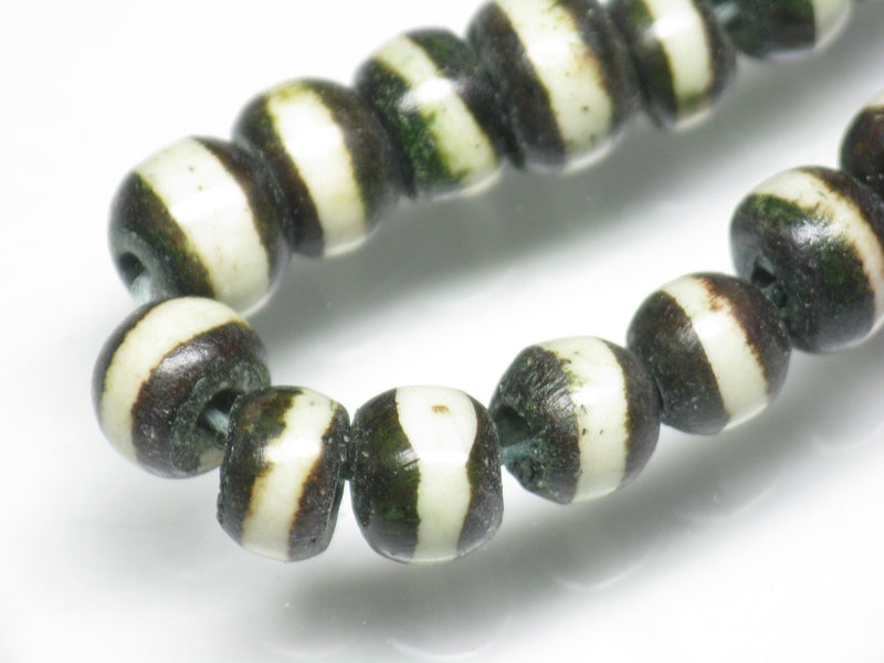 TOKO-BEADS AB185-32 Bone bead (strand) 6.5~9mm AB185-32 ボーンビーズ（連） 6.5~9mm Asian bead & African bead  Handmade,Lampeork,bead,asia,india,ethnic,parts,accessory,beads とんぼ玉,ビーズ,トンボ玉,アジア,インド,エスニック,手作り,パーツ,アクセサリー