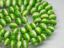 TOKO-BEADS AB185-46 Bone bead (strand) 7.5~8.5mm AB185-46 ボーンビーズ（連） 7.5~8.5mm Asian bead & African bead  Handmade,Lampeork,bead,asia,india,ethnic,parts,accessory,beads とんぼ玉,ビーズ,トンボ玉,アジア,インド,エスニック,手作り,パーツ,アクセサリー