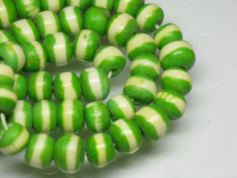 TOKO-BEADS AB185-47 Bone bead (strand) 8~9.5mm AB185-47 ボーンビーズ（連） 8~9.5mm Asian bead & African bead  Handmade,Lampeork,bead,asia,india,ethnic,parts,accessory,beads とんぼ玉,ビーズ,トンボ玉,アジア,インド,エスニック,手作り,パーツ,アクセサリー